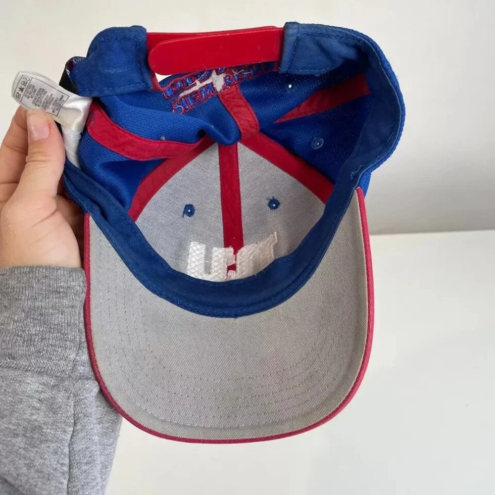 New York Giants‎ NFL New Era Snapback Cap Blue Red Youth Adjustable Football